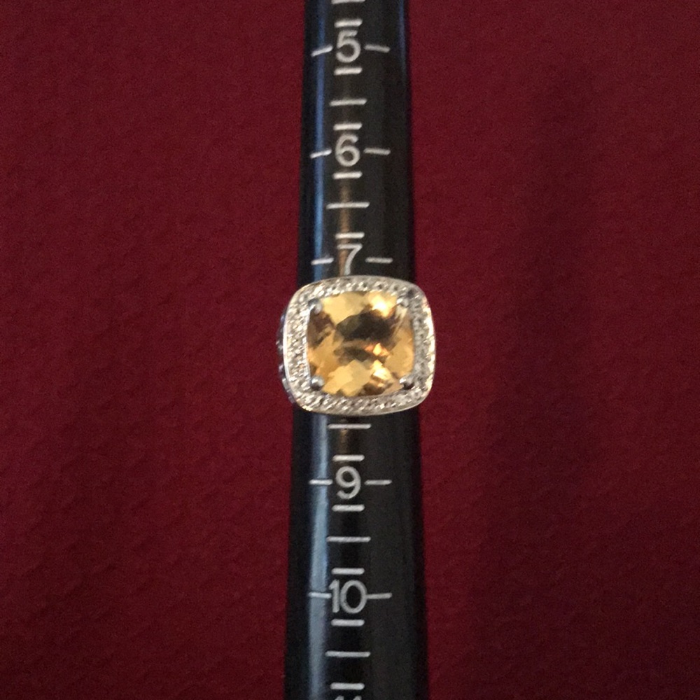 Citrine silver ring - Picture 8 of 15